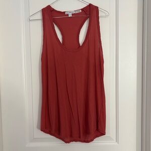 James Perse Burnt Orange Racerback Tank Top Women’s Size Medium